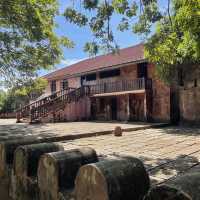 The old tortoise sanctuary in Zanzibar 