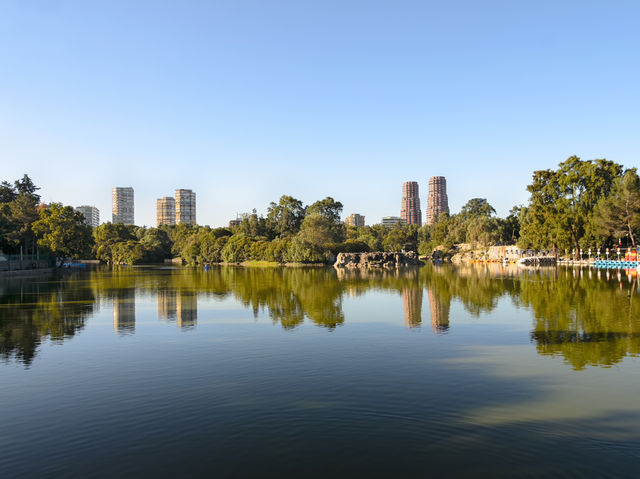 Mexico city skyline 