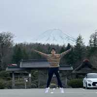 Jumping for Fuji: My Epic Leap with Mount Fuji in the Background