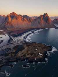 冰島 Vestrahorn | 大自然的鬼斧神工