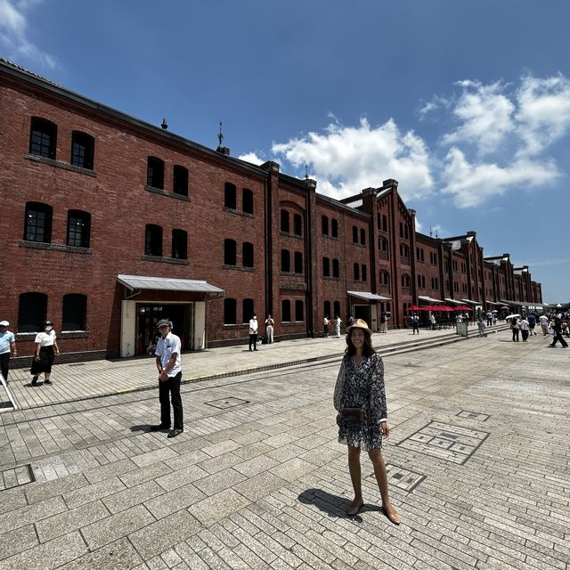 Red brick warehouse in Yokohama 