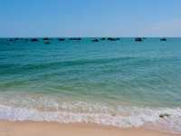 Phan Thiet beach in the summer from sunrise till sunset