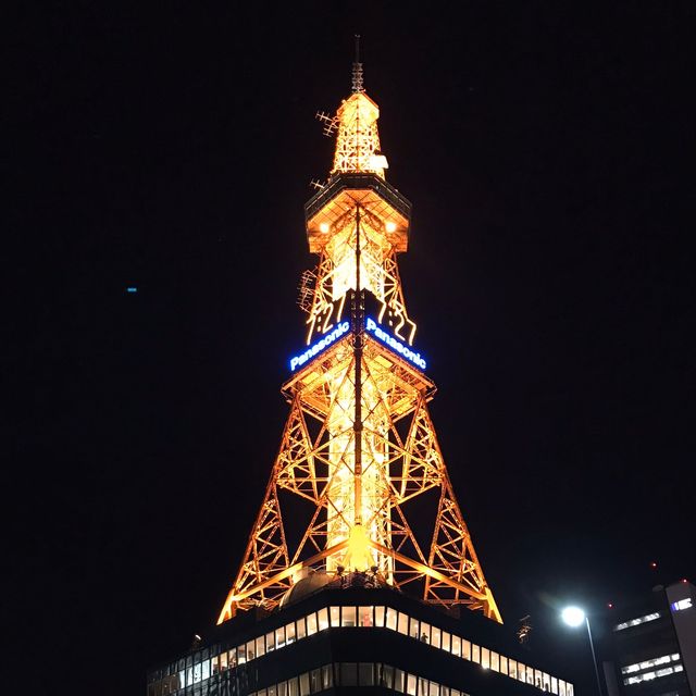 浪漫的札幌電視塔夜景打卡地點