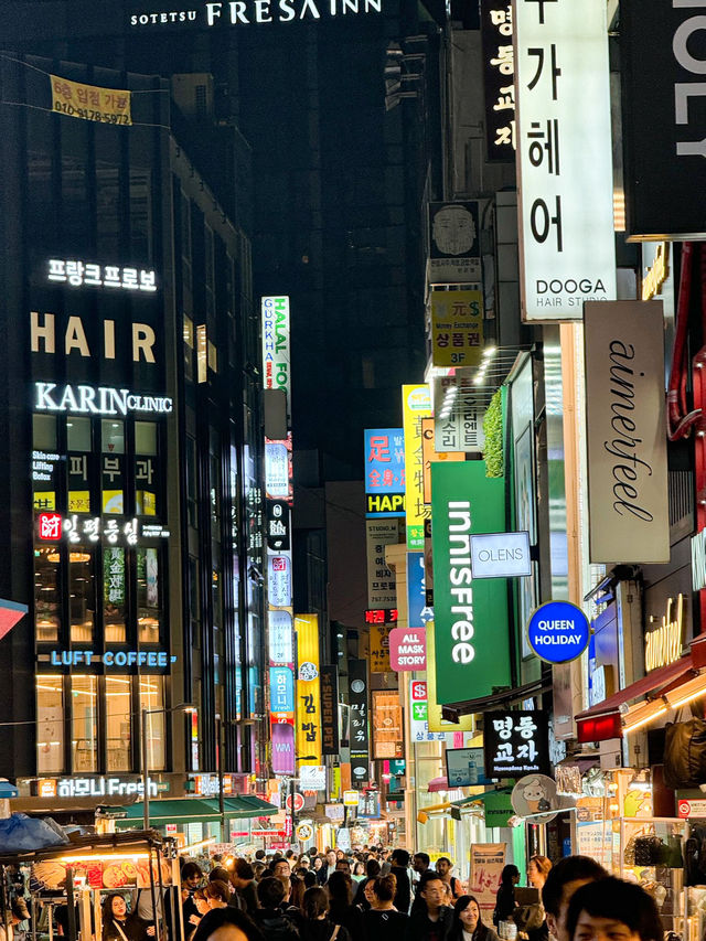 Weekend Getaways- Myeongdong Night Market Food Hunt