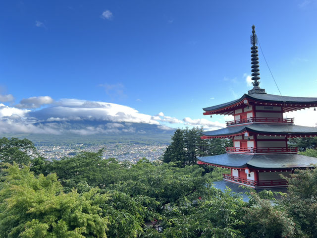 一直不願露臉的害羞富士山☺️