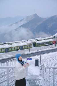 不用去東北，湖北人有自己的雪國世界