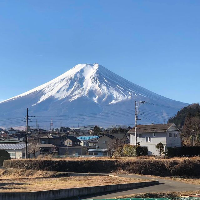 富士山🗻下河口湖🫶🏻河天一色❤️超令冬日景