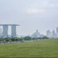 Marina barrage สวนสาธารณะลอยฟ้า