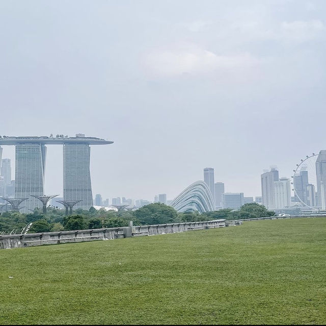 Marina barrage สวนสาธารณะลอยฟ้า