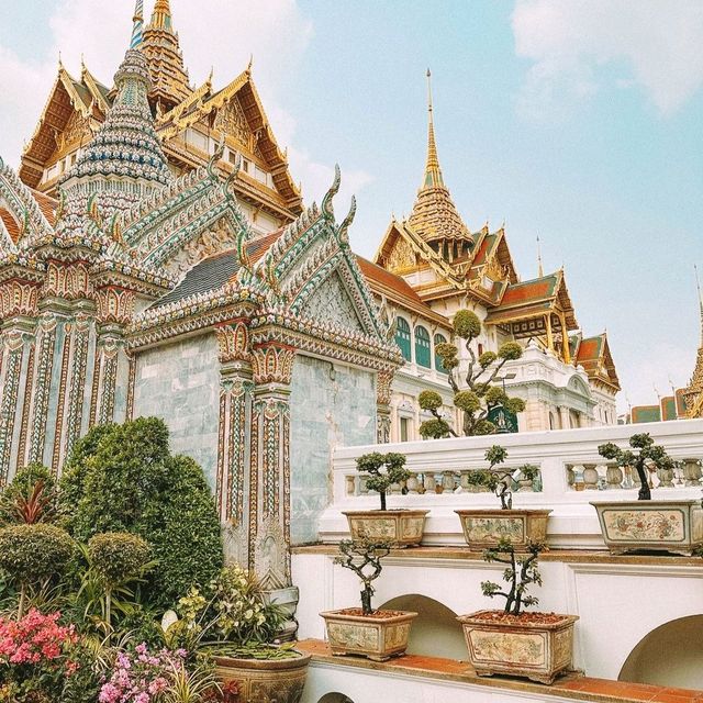 Royal grand palace in Bangkok 