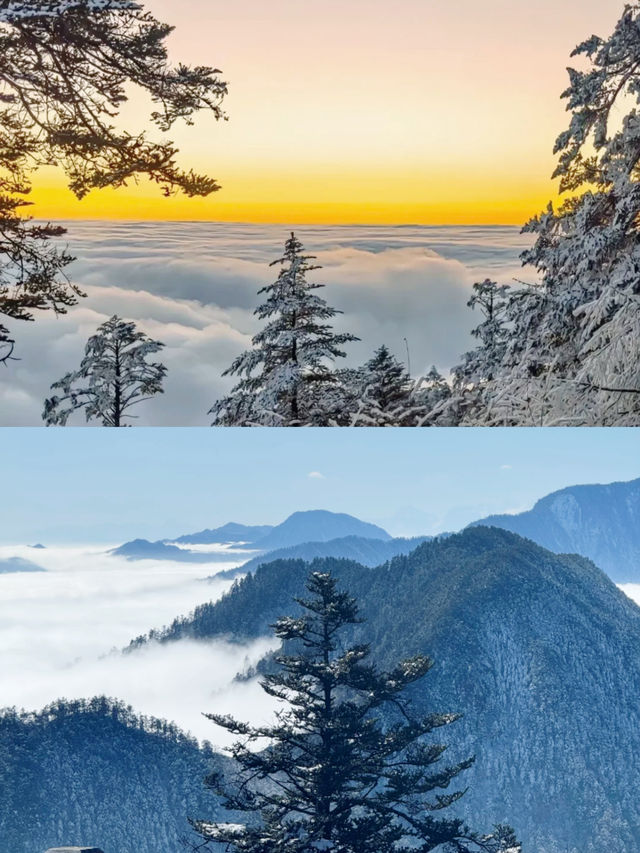 誰不愛這樣的西嶺雪山 