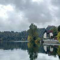 Fairly Take Lake Bled in Autumn, Slovenia