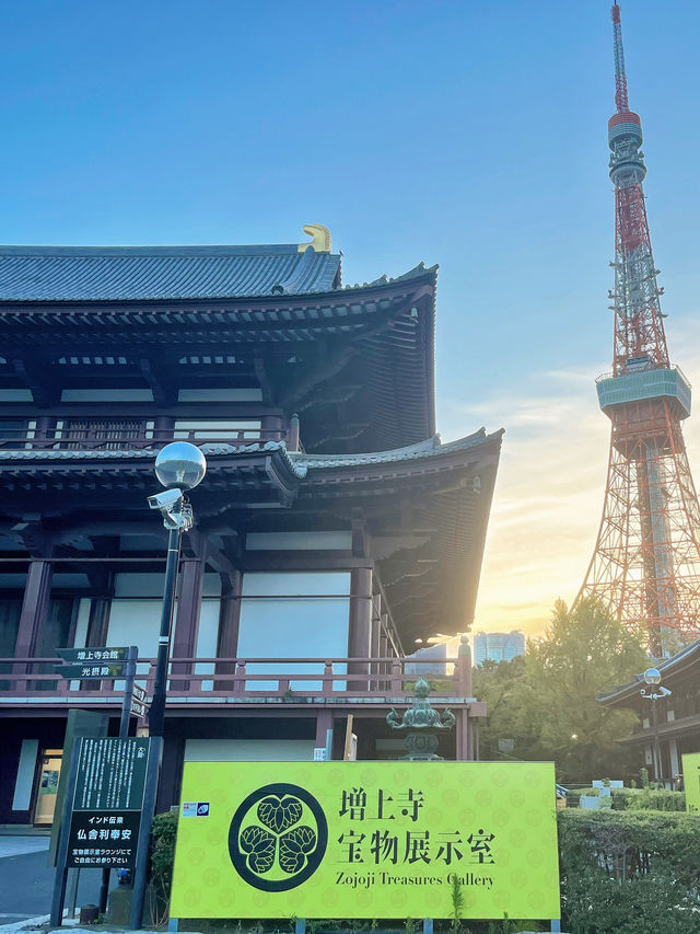 增上寺 | 東京塔下的古早寺廟 🟤