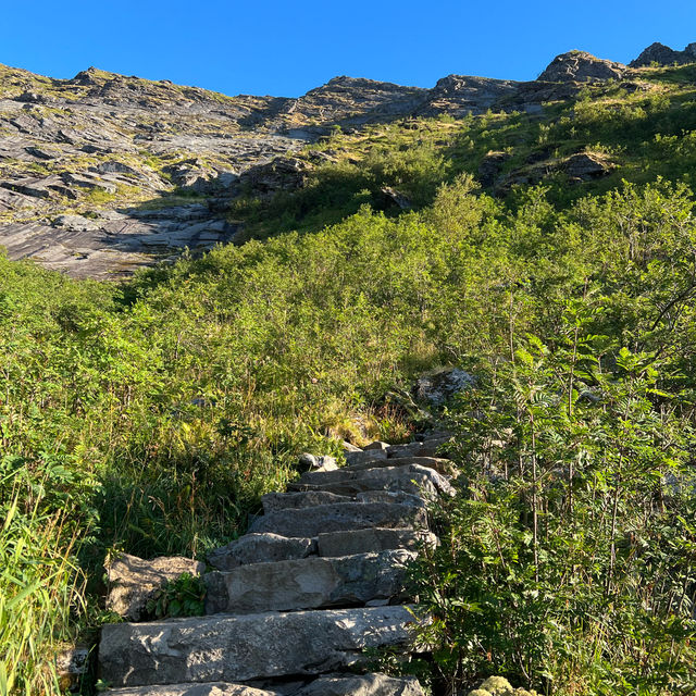 羅弗敦群島的經典健行步道—Reinebringen