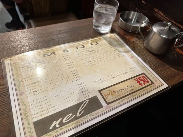 大阪・千日前。喫茶店『nel(ネル)』でノスタルジックな雰囲気に浸る。 