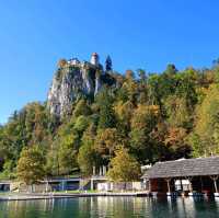 Lake bled is so beautiful in autumn 