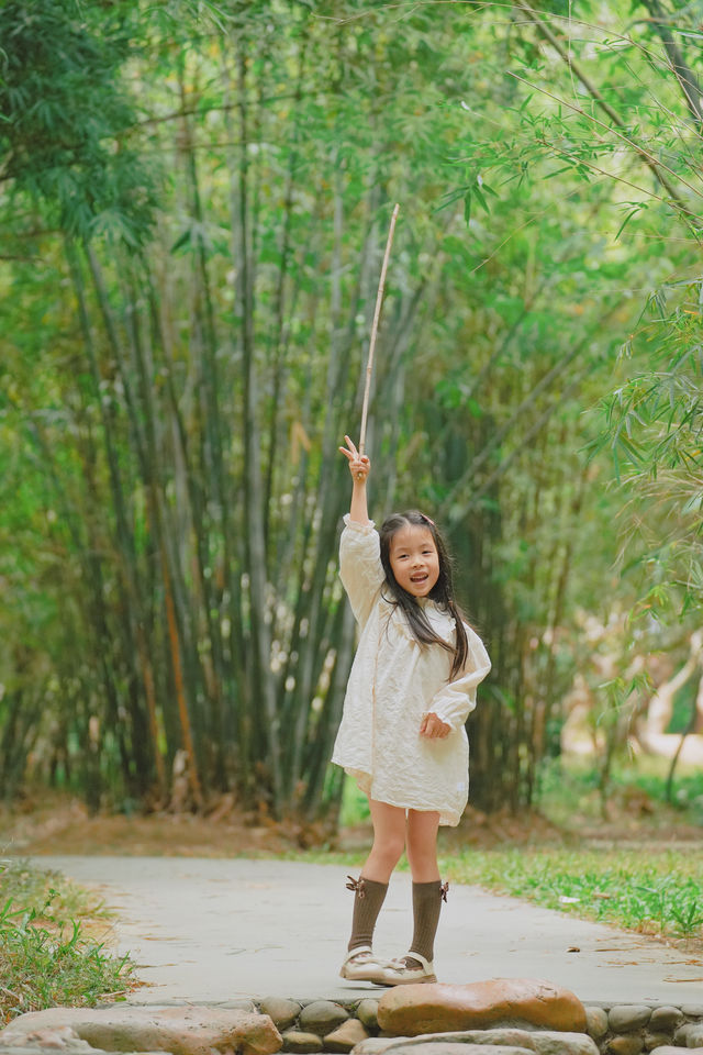 低頭拾個秋｜華南植物園遛娃～。