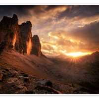 Unforgettable hike @ the three peaks in Dolomites!