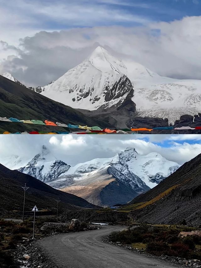 西藏冬季可以看雪山冰川美景的一座神山