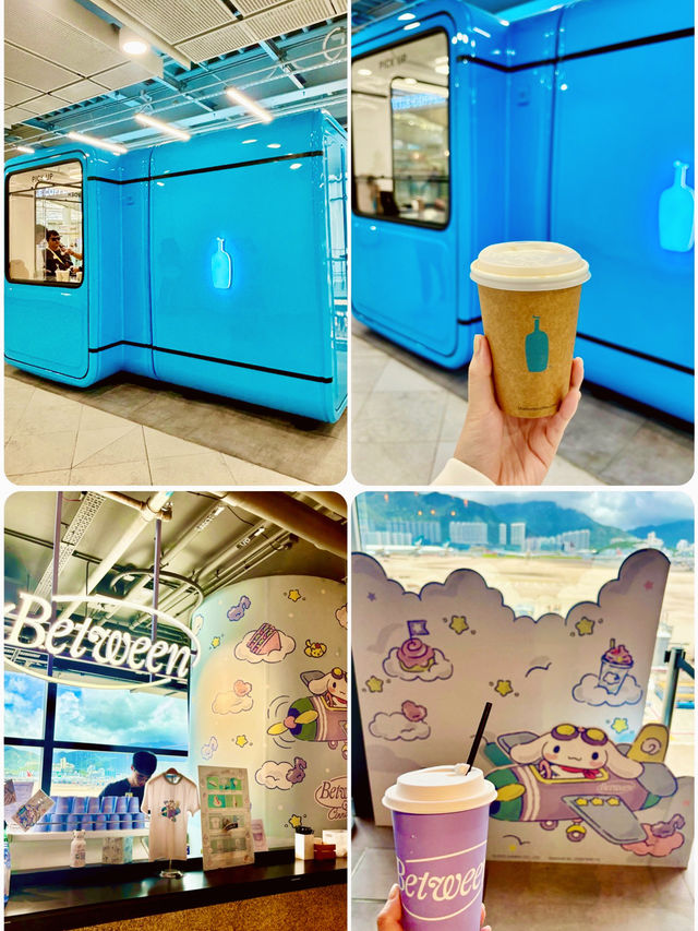 【香港國際機場】期間限定Between x Cinnamoroll、Blue Bottle Coffee I 機場咖啡推薦