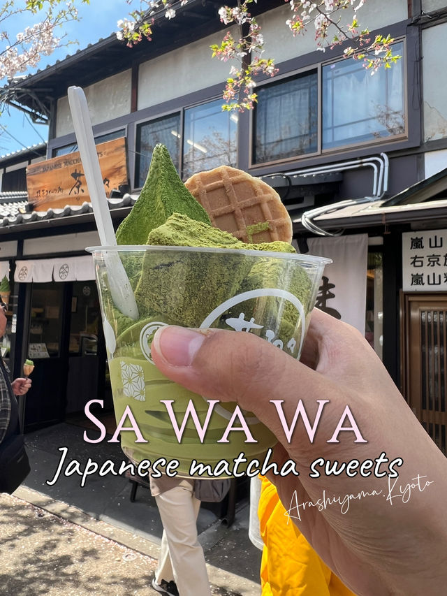 Famous Matcha and warabimochi