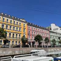 Saint Petersburg by boat