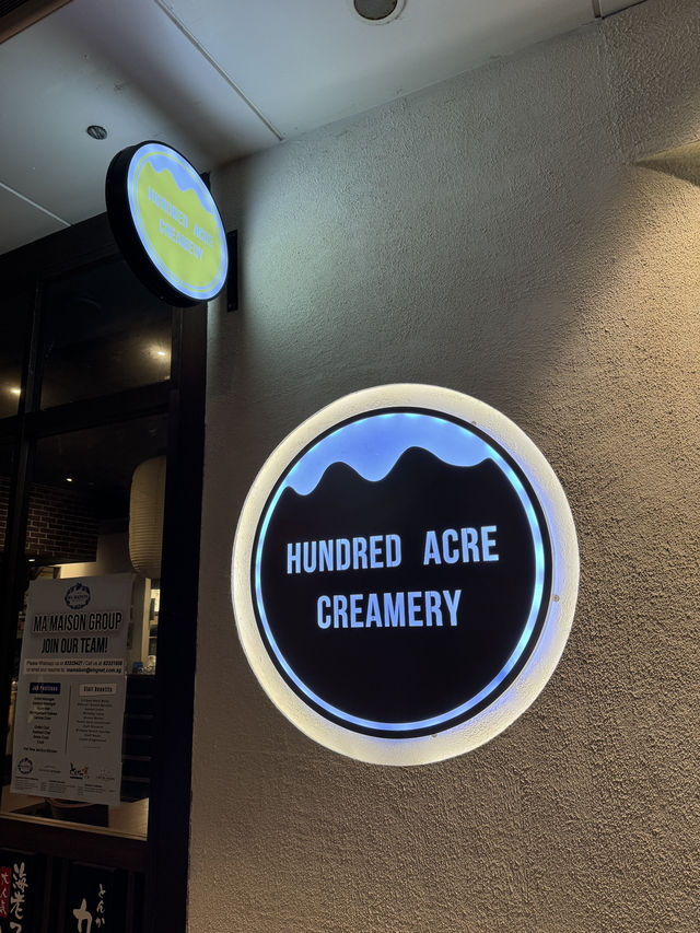 🇸🇬 Hundred Acre Creamery: A Unique Ice Cream Experience