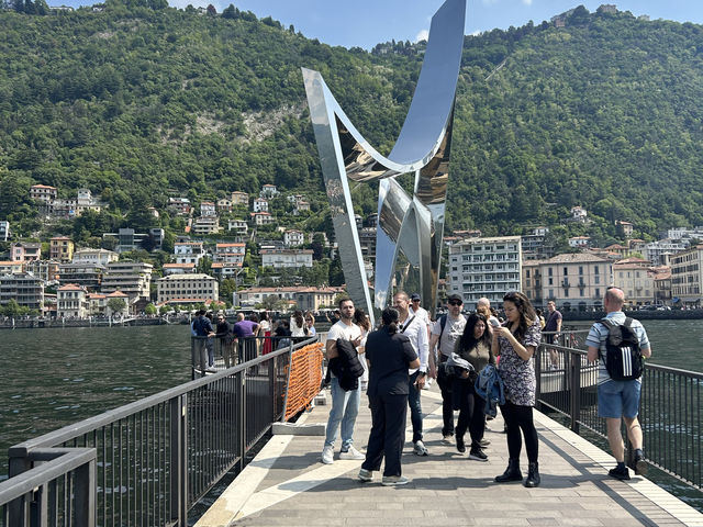 Along a beautiful lake Como 