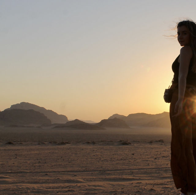 Watching the Sunset at Wadi Rum