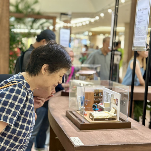 Charming Miniature Art and Games at the Garden Mall