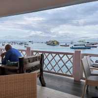 Seafood with a sea view - Zanzibar