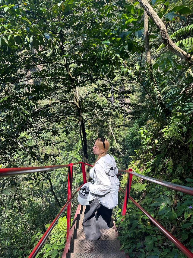 印尼sewu瀑布拍到了我的人生照片🪨|||