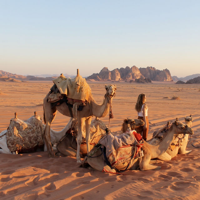 Watching the Sunset at Wadi Rum