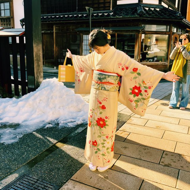 日本金澤東茶屋街/久連波和服體驗/懷華樓參觀與抹茶美食體驗