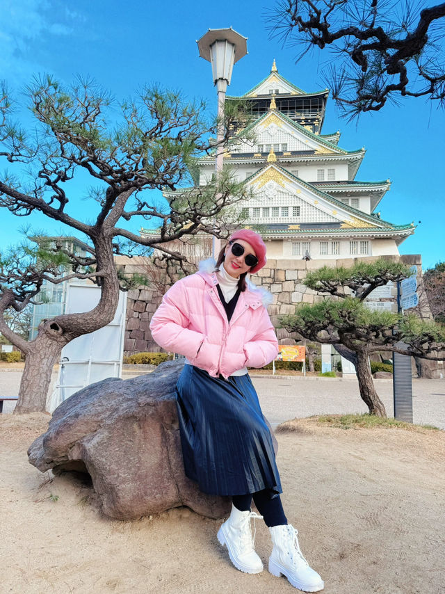 The beauty of Osaka historical Castle Park