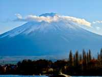 河口湖遊覽船，同時飽覽河口湖及富士山美景