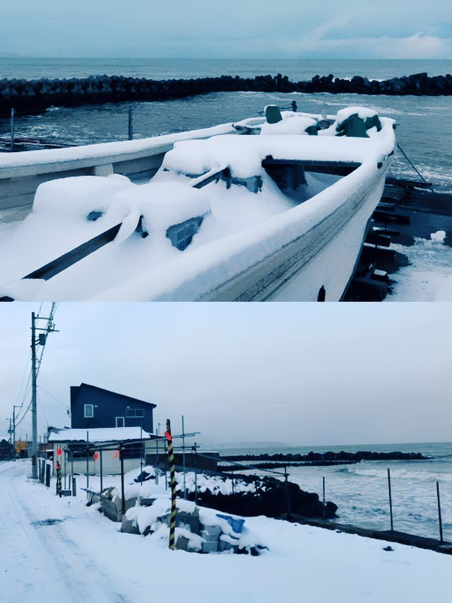 北海道必打卡～朝里～冬日裡最美海岸線