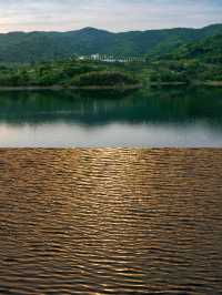 廬江虎洞水庫落日餘暉&合肥市海拔最高的湖