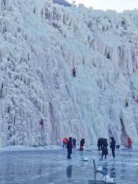 昌平南口虎峪冰瀑，帶你闖入童話般冰雪世界