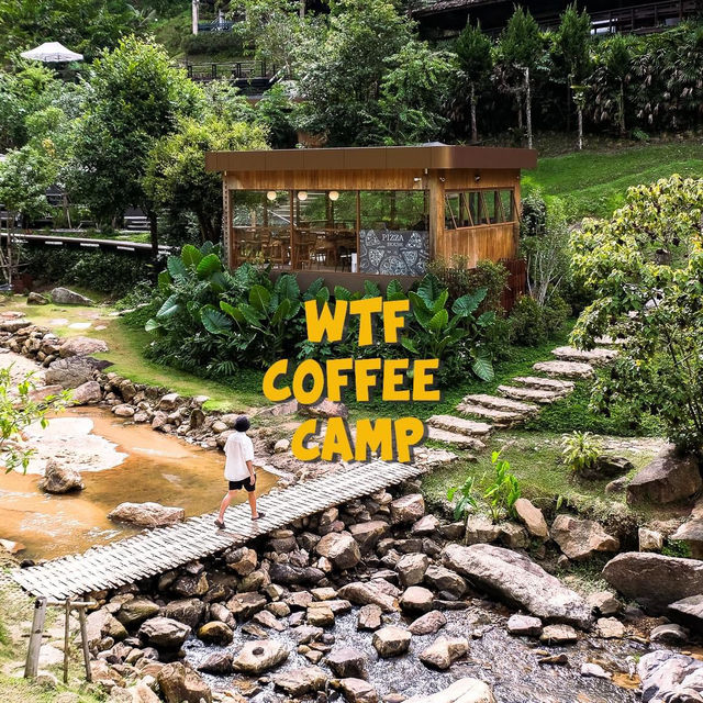 คาเฟ่เชียงใหม่สไตล์แคมป์ปิ้ง WTF Coffee Camp🌳