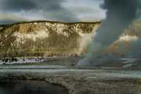 Winter in Yellowstone is also beautiful