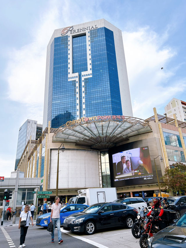 Chinatown's Heritage Buildings and Newer Developments 