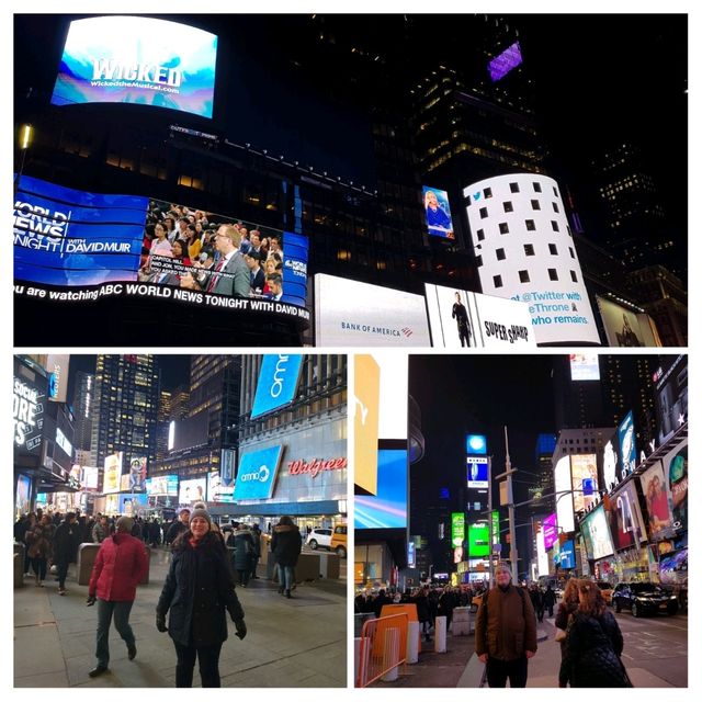 ✨ Nighttime Spectacle in the Heart of NYC! 🌃🗽 Times Square