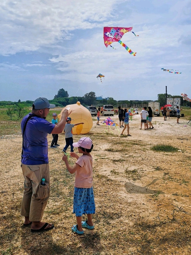 Gaint Kite Festival in Malaysia Day