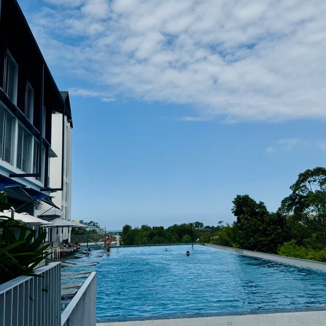 Dive into Relaxation: The Infinity Pool at Hard Rock Hotel Desaru