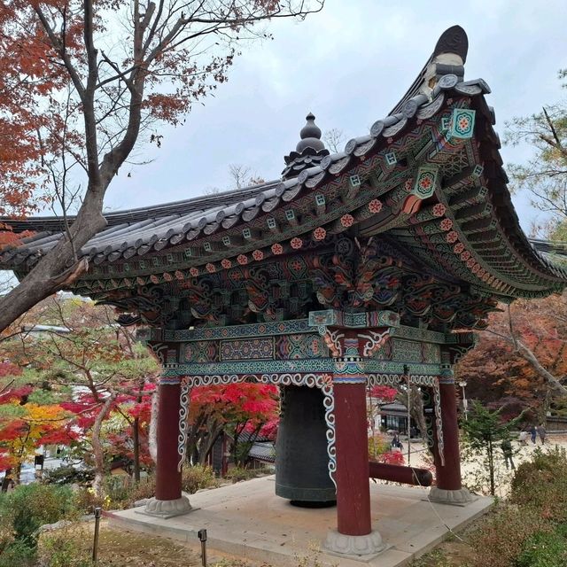 11中旬的首爾吉祥寺，令人平靜的寺廟