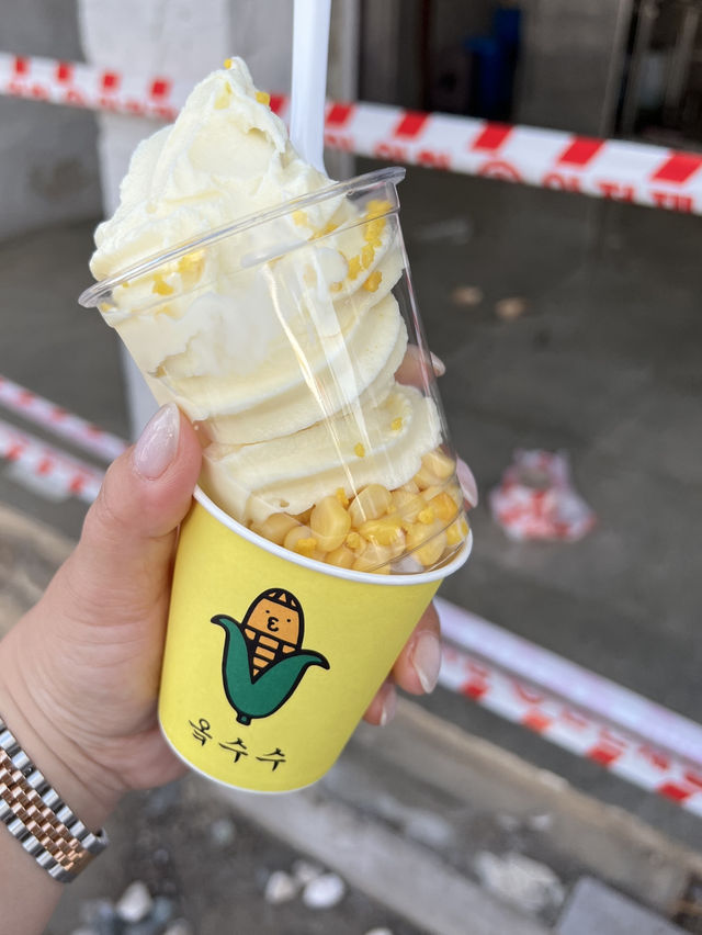 【韓国旅行】慶州／並んでも食べたい🌽とうもろこしアイス