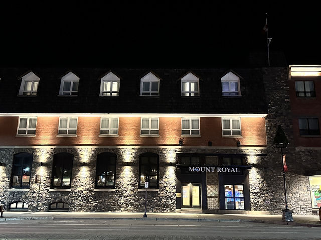 Banff Downtown at Night