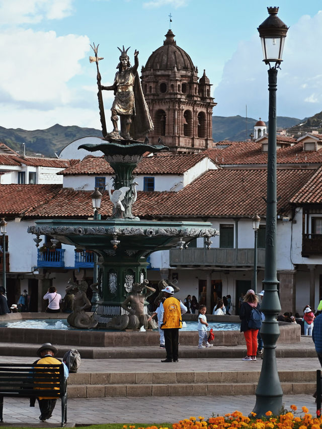 จตุรัสกลางเมือง Cusco ประเทศเปรู 