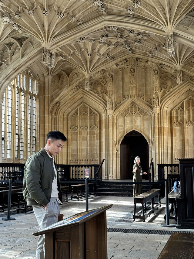 One hasn’t come to UK until he made a visit to Oxford